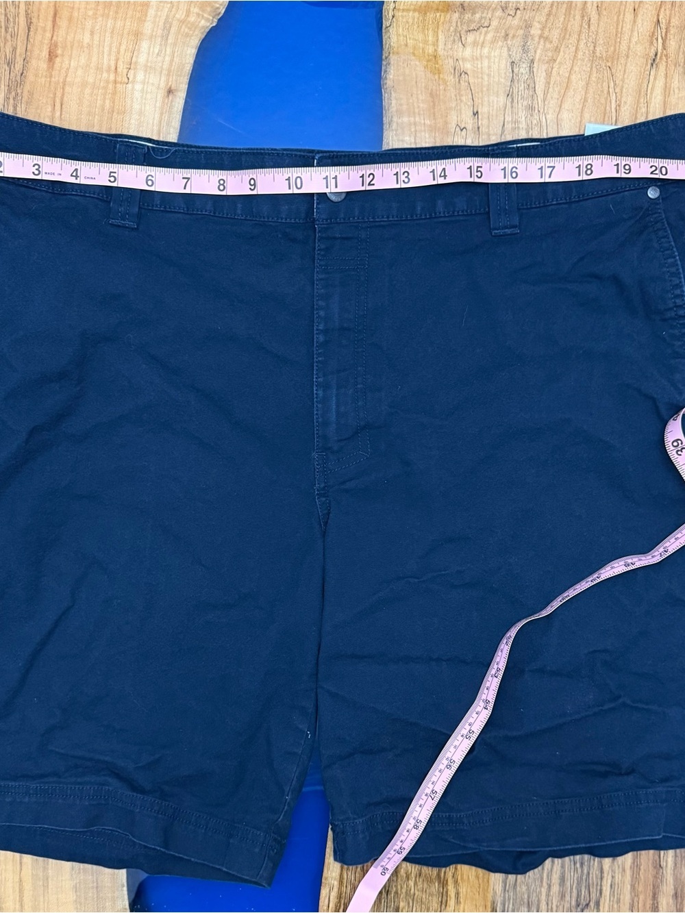 Columbia Navy Stretch Shorts Men’s 42 Regular Fit 10” Inseam Casual Outdoor - Picture 2 of 14